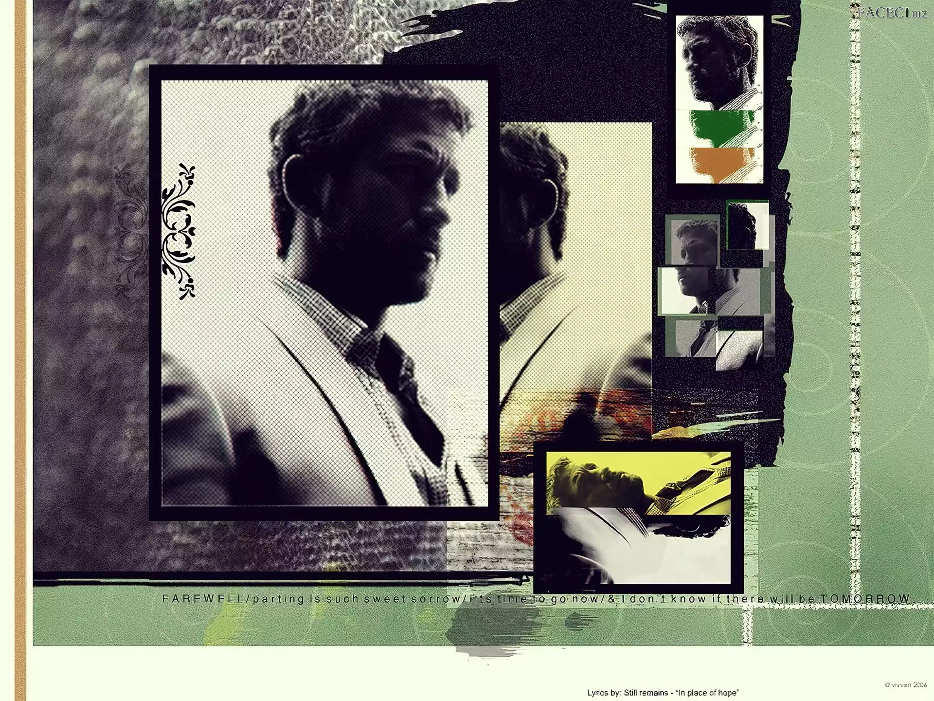 garnitur, Gerard Butler, twarz