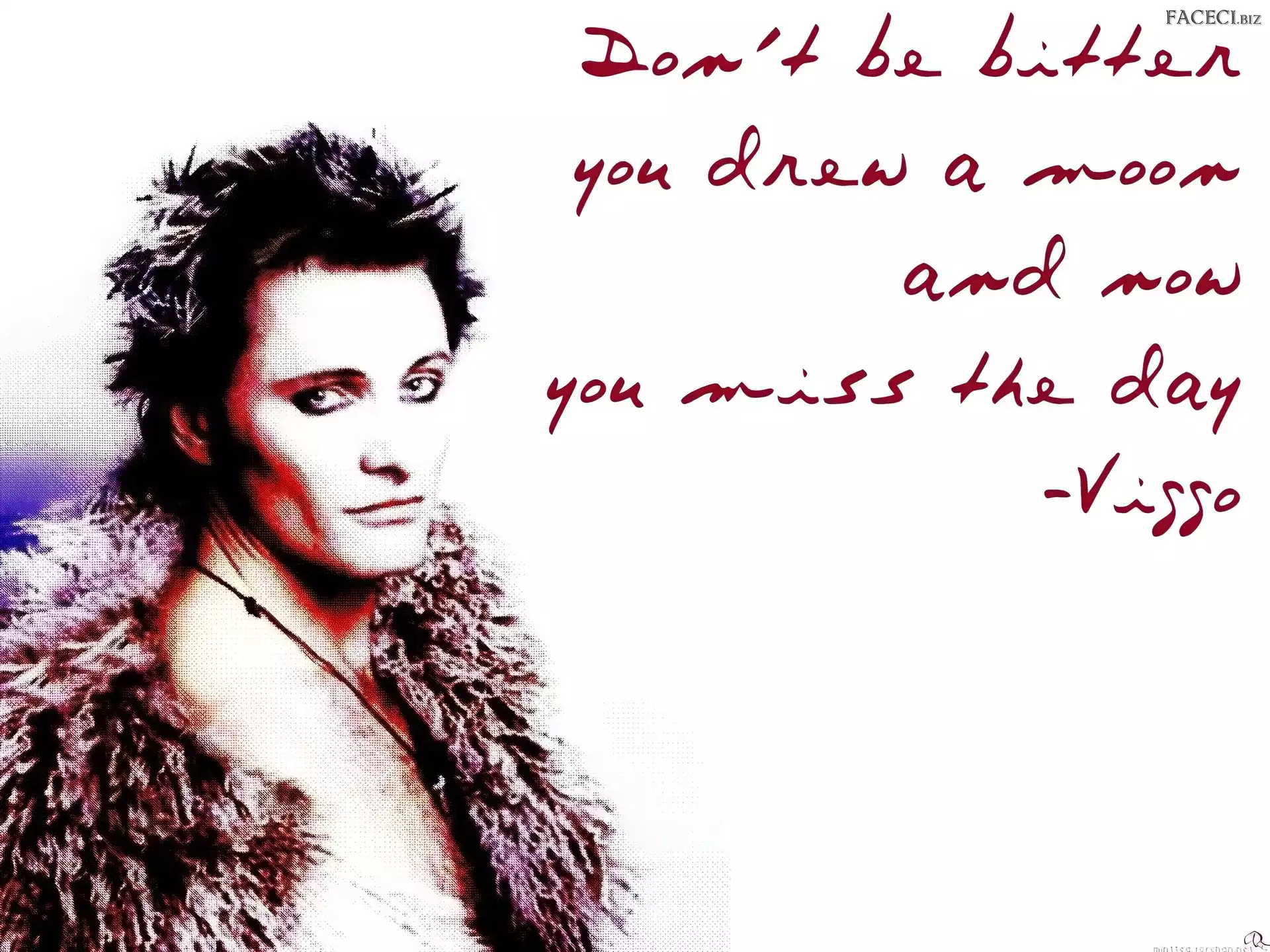 Viggo Mortensen, ciemne włosy