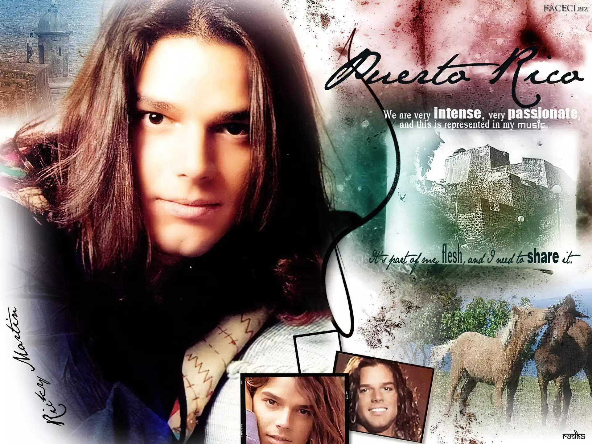 Włosy, Ricky Martin, Długie